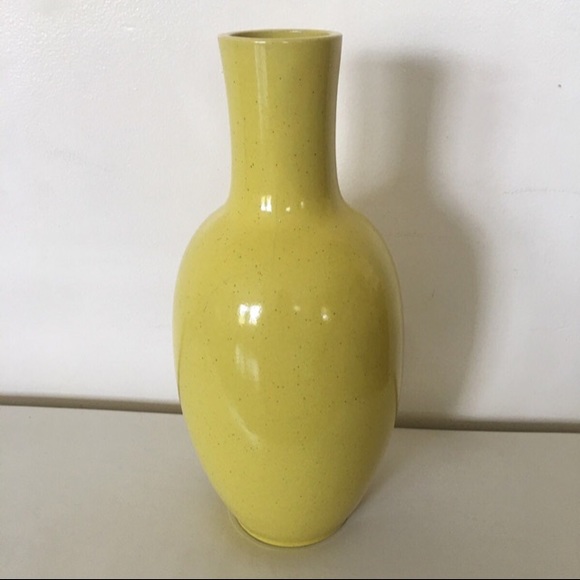 Accessories Large Yellow Ceramic Vase Poshmark